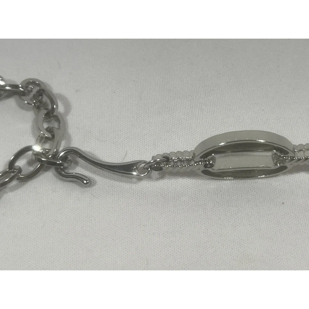 Womens Silver Metal Belt Adjustable Up To 38 Minimalist Y2K Statement Waist